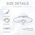 wholesale 925 Sterling Silver Infinity Love Knot Chain Bracelet for Women and Girls-0-4