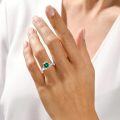 wholesale 925 Sterling Silver & Emerald Claddagh Ring with CZ, Heart Birthstone, Love Gift for Women, Size 3-13-0-2