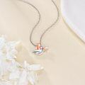 wholesale 925 Sterling Silver Necklace with Capybara Pendant Funny Animal  for Women Christmas Birthday-0-1
