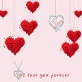 wholesale 925 Sterling Silver Heart Love Forever Family Pendant Necklace for Women 30cm + Extender-0-2