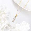 wholesale 14K Gold Freshwater Pearl Drop Pendant Necklace for Women-0-2