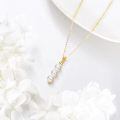wholesale 14K Gold Freshwater Pearl Drop Pendant Necklace for Women-0-2