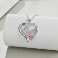 wholesale Gifts For Sister 925 Sterling Silver Birthstone Pendant I Love You Forever Sister Birthday Gifts, Personalized Sisters Jewelry For Women -0-4