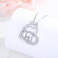 wholesale 925 Sterling Silver Love Knot Family Tree Pendant Necklaces for Women - Mothers Day Gifts-0-1