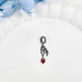 wholesale 925 Sterling Silver Gothic Skeleton Hand Heart Charm for Women-0-2