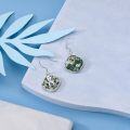 wholesale 925 Sterling Silver Green Moss Agate Octopus Drop Earrings for Women Sea Life  Ideas-0-3