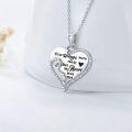 wholesale 925 Sterling Silver Winged Heart Memorial Pendant Necklace - Sympathy s for Women-0-3