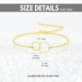 wholesale 14K Gold Twisted Rope Chain Infinity Loop Circle Link Bracelet - Elegant s for Her-0-5