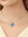 TOUPOP 925 Sterling Silver Always In My Heart Memorial Compass Ash Necklace With Filler-0-2