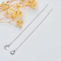 wholesale 925 Sterling Silver Moon & Sun Threader Earrings for Women Long Chain Hypoallergenic Dangle Earrings with Tassel Design-0-3
