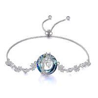 wholesale 925 Sterling Silver Tree of Life Bracelet for Women Birthstone Charm Gemstone Anniversary Birthday Christmas Gifts for Wife Mom-04-Apri-CZ