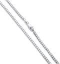 wholesale Sterling Silver Cubic Zirconia Simulated Diamond Tennis Necklace 14 26 -0-37
