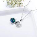 wholesale 925 Sterling Silver Abalone Shell Fox Pendant Necklace - Unique Charm s for Women/Mom/Sister-0-2