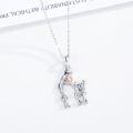 wholesale 925 Sterling Silver Mother and Child Heart Pendant Necklace for Women-0-1