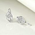 wholesale 925 Sterling Silver Celtic Knot Leverback Dangle Drop Earrings-0-3