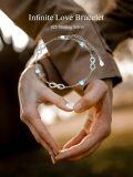 wholesale 925 Sterling Silver Infinity Heart Charm Bracelet-0-5