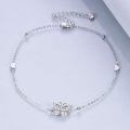wholesale Butterfly Anklet Adjustable Foot Anklet S925 Sterling Silver Butterfly Anklet Foot Anklet Jewelry Gifts For Women Christmas Mothers Day -0-1