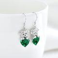 wholesale Metal Birthstone Dog Earring Maltese Dangle Earrings Gift for Women-0-1