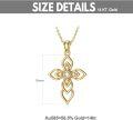 wholesale 14K Gold CZ Heart Pendant Necklace for Women 18 Chain-0-2