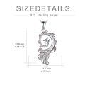 wholesale 925 Sterling Silver Phoenix Pendant Necklace-0-5