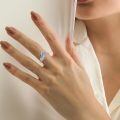 wholesale 925 Sterling Silver Feather Ring With Turquoise Stone-0-3