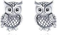 wholesale 925 Sterling Silver Owl Stud Earrings - Cute Bird  for Women-Owl Earrings