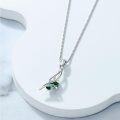 wholesale Sterling Silver Gemstone Pendant Necklace for Women Fine Jewelry Gift-0-45