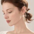 wholesale 925 Sterling Silver Drop Earrings Wholesale With Pearl-0-3