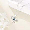 wholesale 925 Sterling Silver Abalone Shell Love Bird Pendant Necklace for Women-0-2
