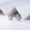 wholesale 925 Sterling Silver Hypoallergenic Small Hoop Scrollwork Huggie Earrings for Women-0-2