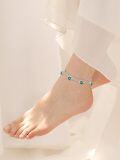wholesale Sterling Silver Birthstone Anklet Bracelets for Women Gifts-0-1