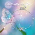 wholesale Butterfly Anklet Adjustable Foot Anklet S925 Sterling Silver Butterfly Anklet Foot Anklet Jewelry Gifts For Women Christmas Mothers Day -0-4