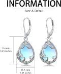wholesale Sterling Silver Celtic Filigree Teardrop Earrings with Leverback for Women Mother s Day Gifts-0-28