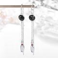 wholesale 925 Sterling Silver Bowling Ball & Pin Sports Dangle Earrings for Women Girls Gifts-0-1
