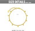 wholesale 18K Gold Ball & Heart Charm Italian Mesh Link Chain Bracelet (Size: S/M/L)-0-5