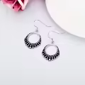 TOUPOP Sterling Silver Dissent Collar Dangle Earrings RBG Gifts-0-3