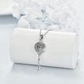 wholesale 925 Sterling Silver Celtic Tree Of Life Crescent Moon Heart Key Pendant Necklace-0-2