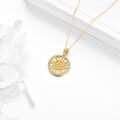 wholesale 14K Gold Celestial Sun Moon Star Pendant Necklace for Women-0-2