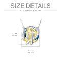 TOUPOP Sterling Silver Crystal Constellation Zodiac Necklace-0-7