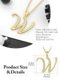 wholesale 14k Gold Initial X Script Letter Pendant Necklace With Moissanite For Women-0-4
