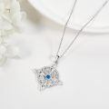 wholesale 925 Sterling Silver Moissanite Witches Knot Necklace Witch Jewelry for Women-0-87