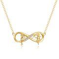 wholesale 14k Infinite Girl Necklace-0-0