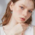 wholesale 925 Sterling Silver Drop Earrings Wholesale With Blue Gemstones-0-4