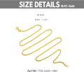 wholesale 18K Gold Rope Chain Necklace - Thin & Durable Jewelry for Women -0-1
