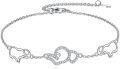 wholesale 925 Sterling Silver Elephant Shape Infinity Love Heart Charm Adjustable Link Chain Bracelet s for Women Girls-0-0