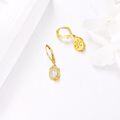 wholesale 14KGold Tree of Life Moonstone Drop Earrings for Women s-0-4
