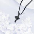 wholesale 925 Sterling Silver Celtic Knot Cross Pendant - Religious  for Him & Her-0-4