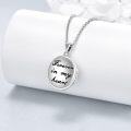 wholesale 925 Sterling Silver Moonstone Oval Photo Locket Pendant Necklace for Mothers Daughters Wives-0-2