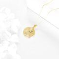 wholesale 14K Gold Infinity Cross Dog Paw Pendant Necklace for Women Girls Gift-0-2
