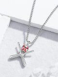 wholesale 925 Sterling Silver Baseball Bat & Ball Pendant Necklaces Sporty Gifts for Men Women-0-3